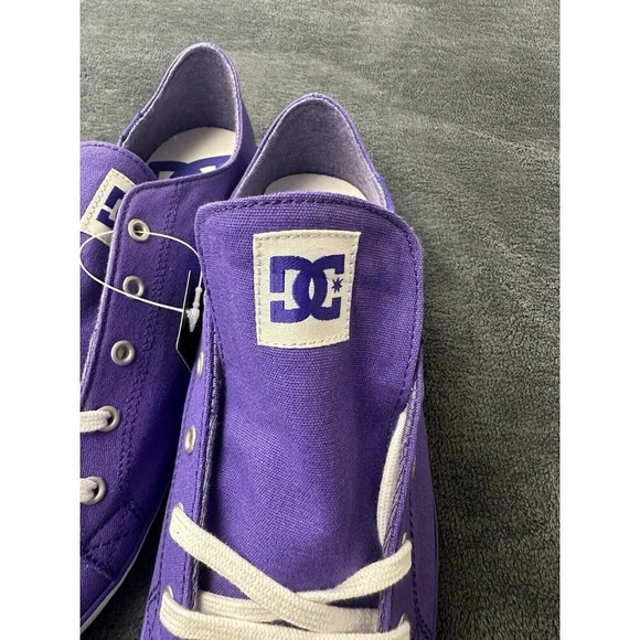 DC Women's Cleo Shoes Purple Size 11 Skate Canvas Sneakers - Picture 16 of 17